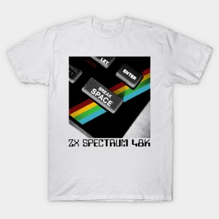 ZX Spectrum 48K / 8bit 80s Retro Design T-Shirt